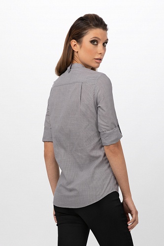 Женская рубашка официанта SFB02W BLU, BLK, NAT