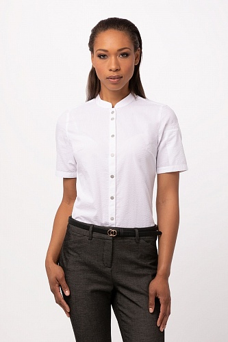 Женская рубашка официанта SHC08W BLK, CHR, WHT