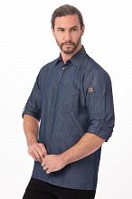 Detroit Long-Sleeve Denim Shirt [SKL001]