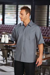 Мужская рубашка официанта Chef Works CSMV BLU, GRY, LIM, MER