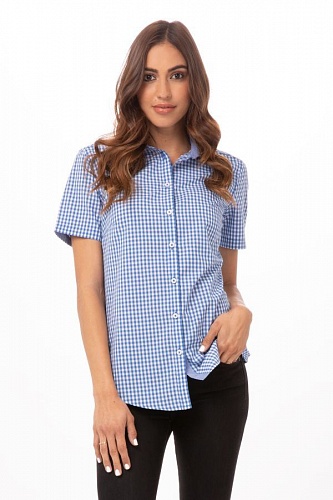 Женская рубашка официанта SHC02W PUR, BLU, RUS