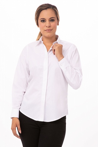 Женская рубашка официанта W100WHT WHT