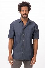 Detroit Short-Sleeve Denim Shirt [SKS002]