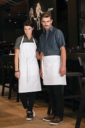 Мужская рубашка официанта Chef Works SKS003 IBL, BLK