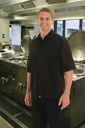 Мужская рубашка официанта Chef Works CSCVBLK BLK